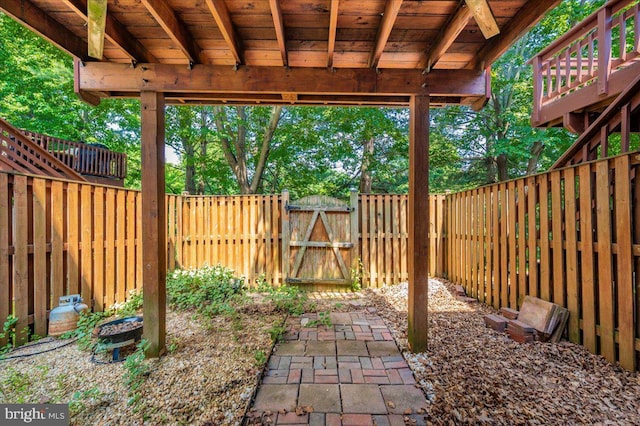 6343 Wind Rider Way, Columbia, MD 21045 - fenced backyard with a gate