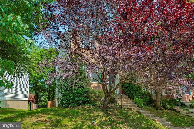 6343 Wind Rider Way, Columbia, MD 21045 - view of yard with stairway