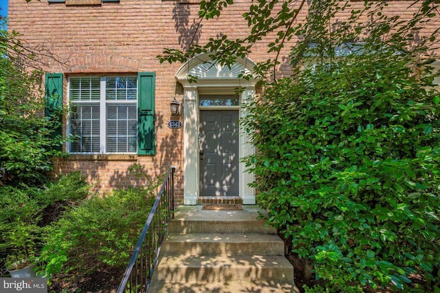 6343 Wind Rider Way, Columbia, MD 21045 - property entrance featuring brick siding