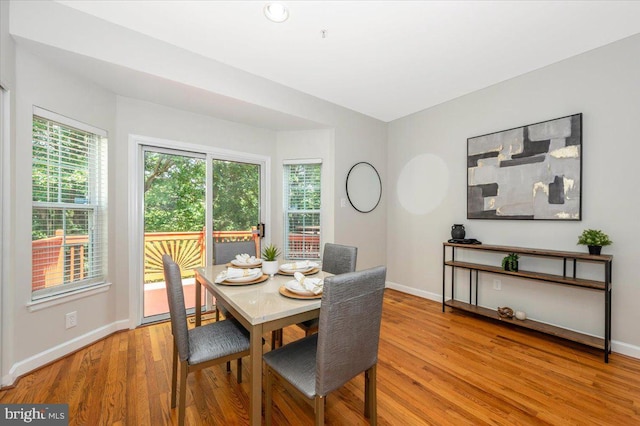 6343 Wind Rider Way, Columbia, MD 21045 - dining area with baseboards and light wood-type flooring