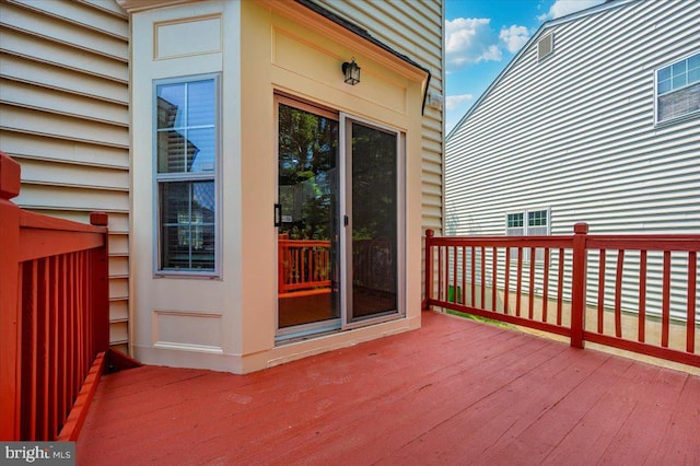 6343 Wind Rider Way, Columbia, MD 21045 - view of deck