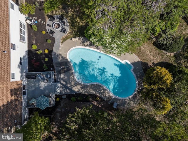 aerial view