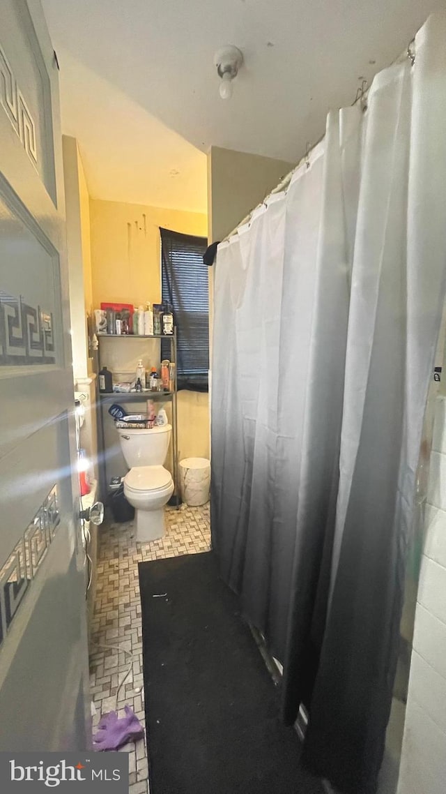 bathroom with toilet