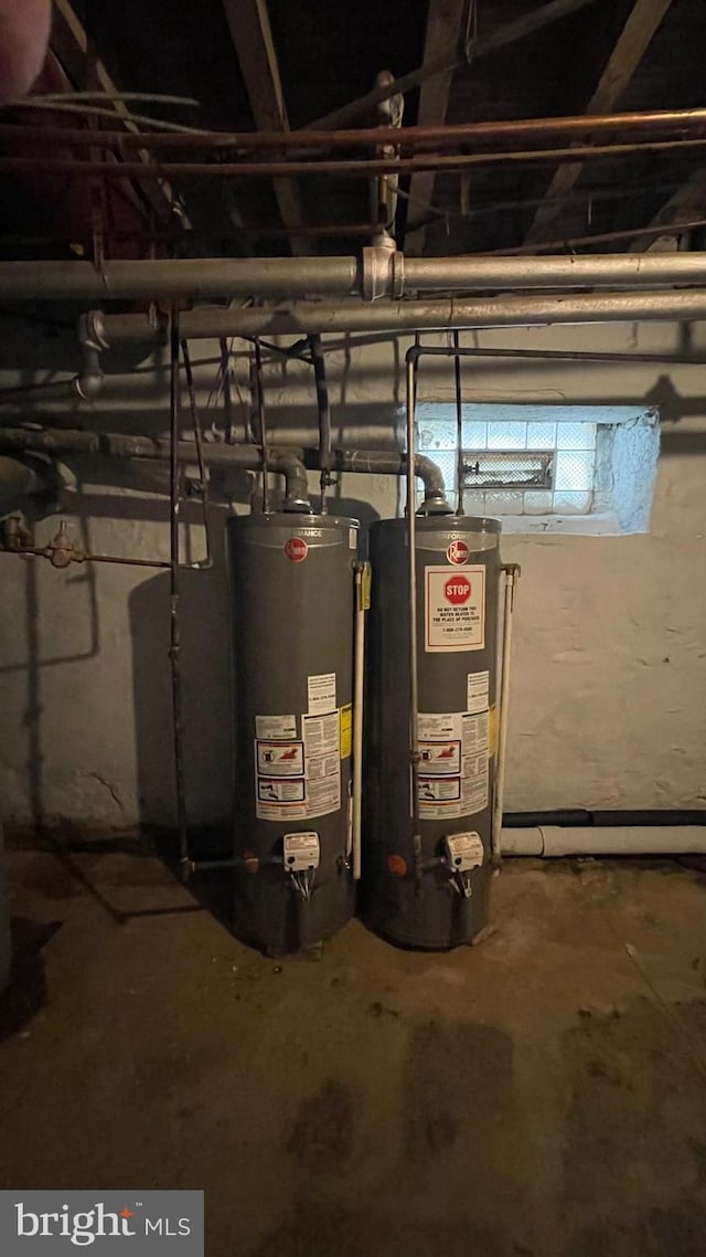 utilities featuring water heater