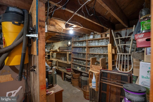 view of storage