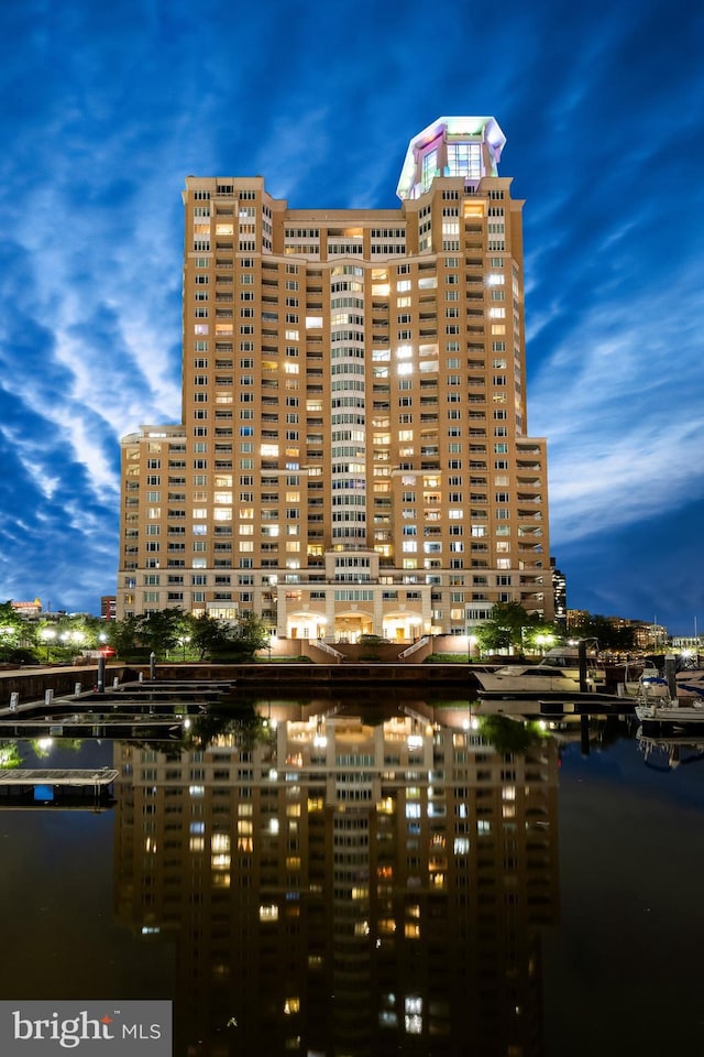100 Harborview Dr Unit 2107, Baltimore, MD 21230 - property at night featuring a view of city lights