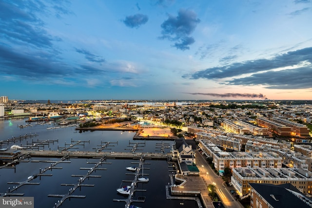 100 Harborview Dr Unit 2107, Baltimore, MD 21230 - view of urban area with a marina and a large body of water