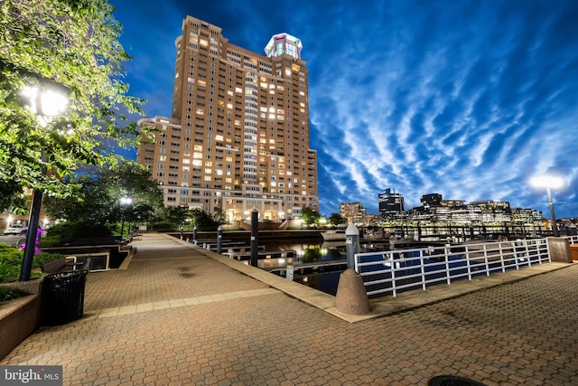 100 Harborview Dr Unit 2107, Baltimore, MD 21230 - surrounding community featuring a view of city lights