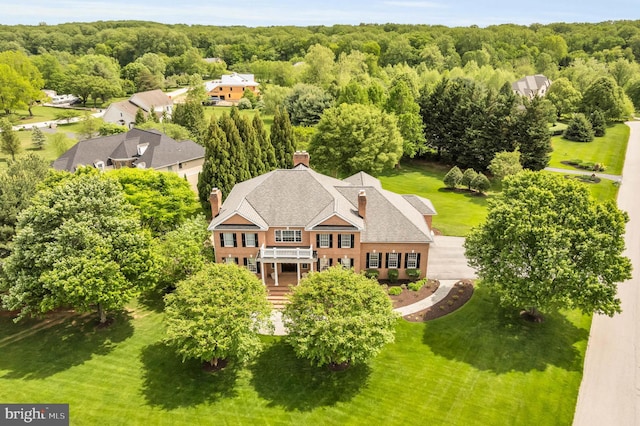 13457 Charolais Ct, Highland, MD 20777 - view from above of property featuring a heavily wooded area