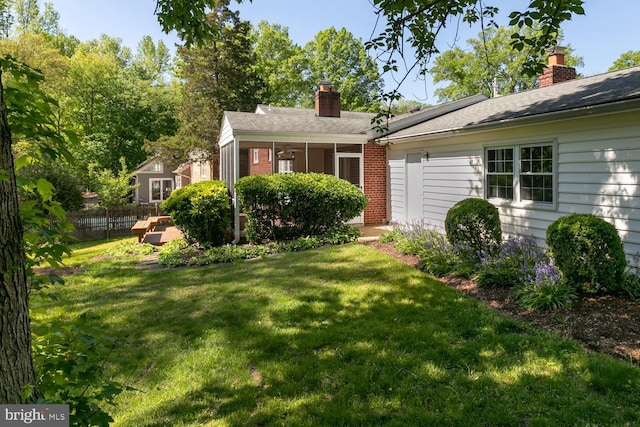 view of yard