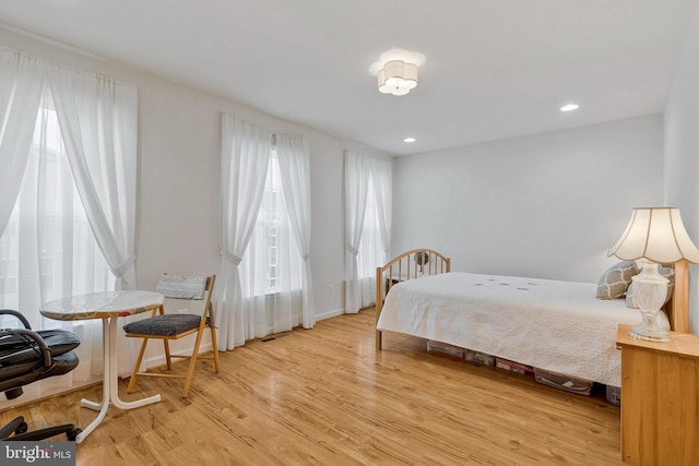 42248 Lancaster Woods Sq, Chantilly, VA 20152 - bedroom featuring light wood-style floors and recessed lighting