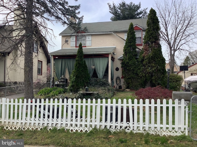 306 S Carol Blvd, Upper Darby, PA 19082 - traditional home with a fenced front yard