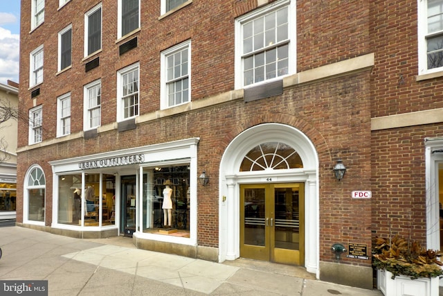 44 Nassau St Unit A, Princeton, NJ 08542 - entrance to property featuring brick siding and french doors