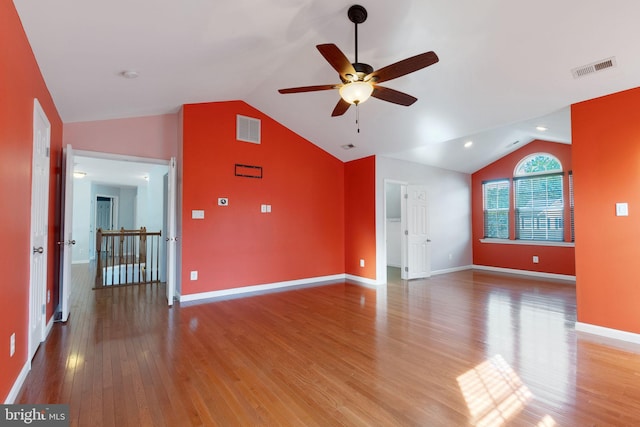 2 Raydan Way N, East, MD 21901 - additional living space with lofted ceiling, ceiling fan, wood finished floors, and baseboards