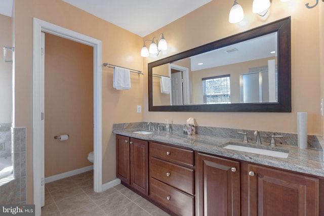 2 Raydan Way N, East, MD 21901 - full bath with double vanity, tile patterned floors, toilet, and baseboards