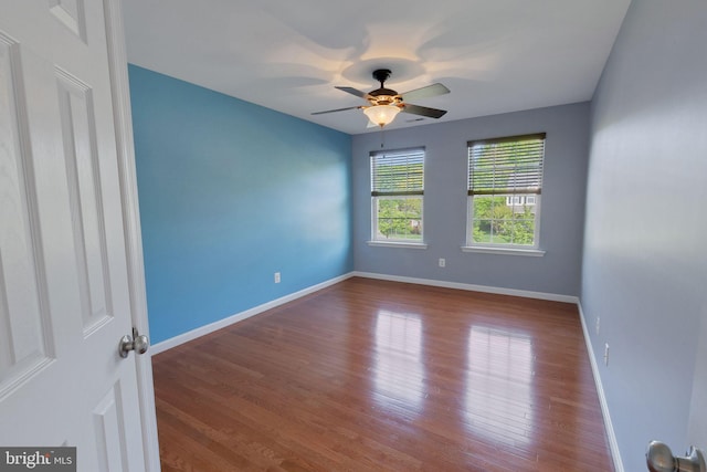 2 Raydan Way N, East, MD 21901 - unfurnished room featuring wood finished floors, ceiling fan, and baseboards