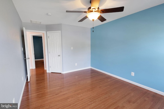 2 Raydan Way N, East, MD 21901 - spare room with ceiling fan, baseboards, and wood finished floors