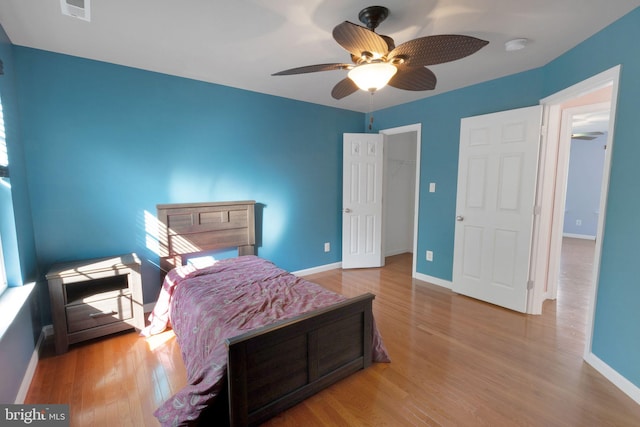 2 Raydan Way N, East, MD 21901 - bedroom featuring wood finished floors, baseboards, ceiling fan, and a spacious closet