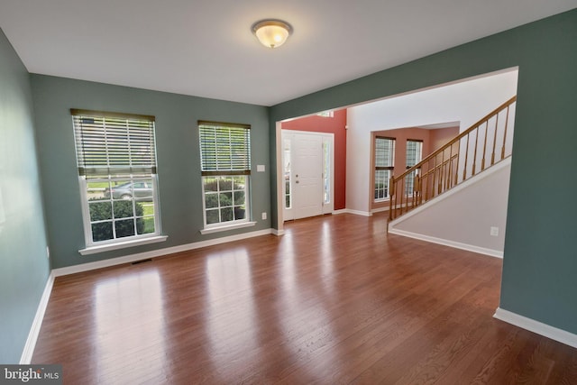 2 Raydan Way N, East, MD 21901 - entrance foyer with wood finished floors, baseboards, and stairway