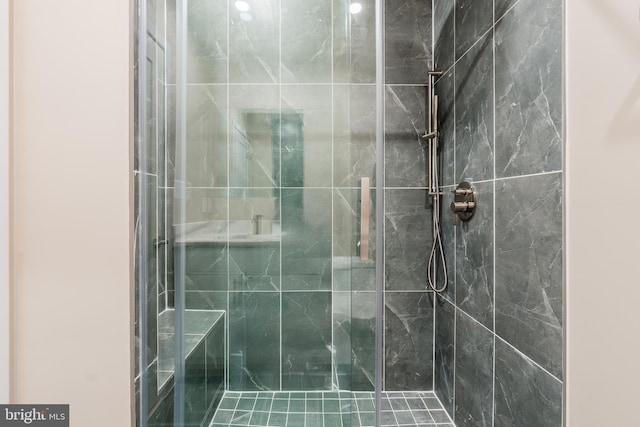 full bath featuring a stall shower