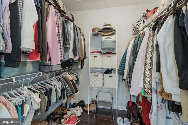 19599 Aspendale Sq, Ashburn, VA 20147 - spacious closet featuring wood finished floors