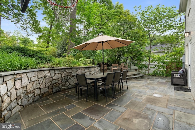 3210 Old Dominion Blvd, Alexandria, VA 22305 - view of patio featuring outdoor dining space