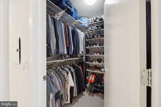 2120 Vermont Ave NW Unit 309, Washington, DC 20001 - walk in closet featuring carpet floors