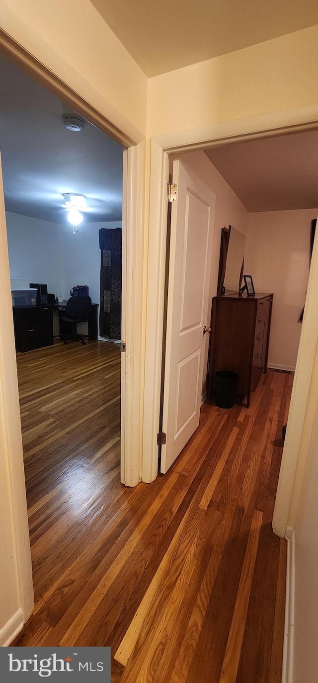 307 Congress Dr, Gibbstown, NJ 08027 - hallway with wood finished floors