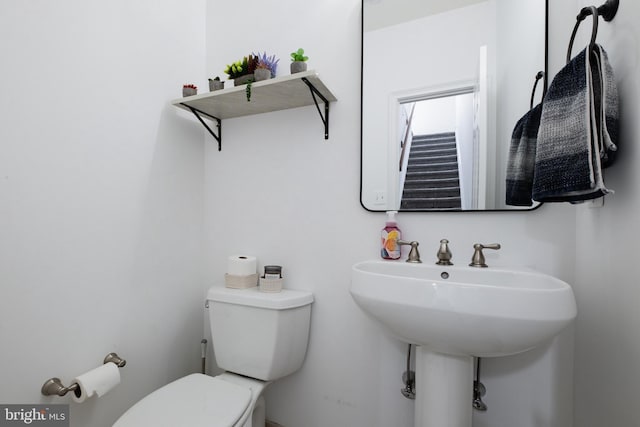 half bath with toilet