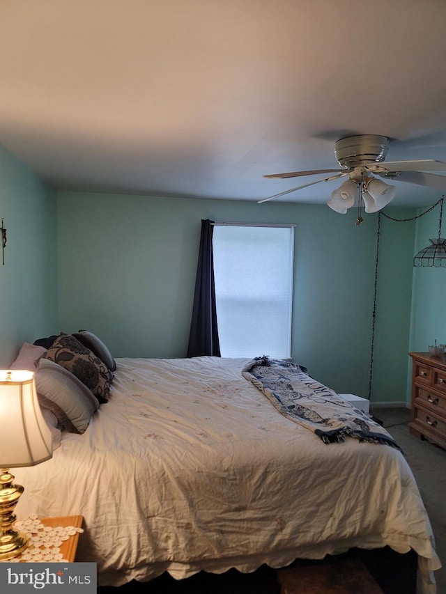 70 W Hamlin Ave, Telford, PA 18969 - carpeted bedroom with a ceiling fan