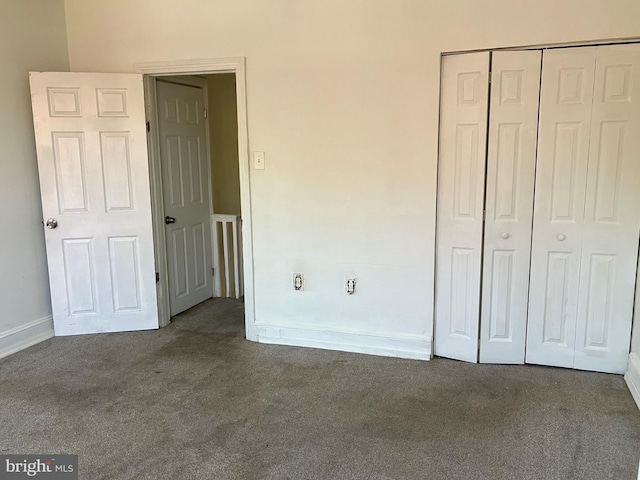 2008 E Orleans St, Philadelphia, PA 19134 - unfurnished bedroom with carpet flooring, a closet, and baseboards