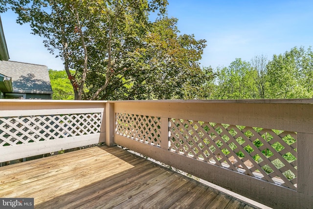 view of deck