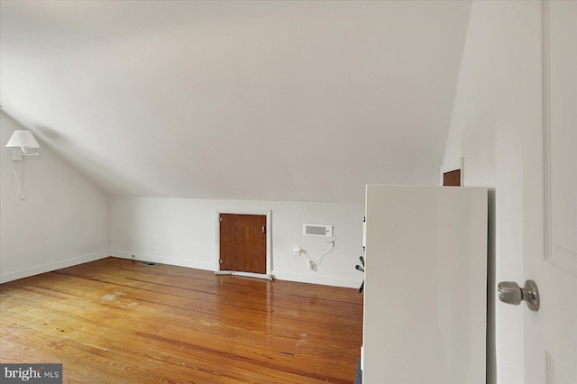 5021 Utah Ave, Harrisburg, PA 17109 - bonus room featuring vaulted ceiling, light wood-style flooring, and baseboards