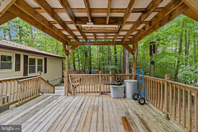 256 Frontier Trl, Lusby, MD 20657 - view of deck