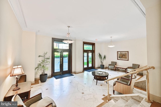 1954 Columbia Rd NW Unit 504, Washington, DC 20009 - building lobby featuring ornamental molding