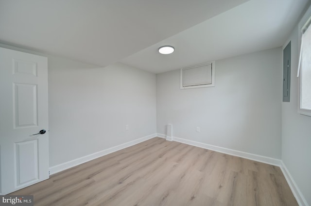 6802 Elbrook Rd, Lanham, MD 20706 - interior space featuring baseboards and light wood-style floors