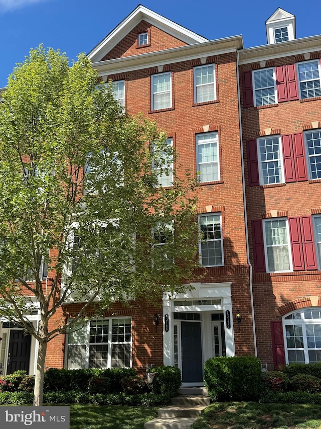 multi unit property with brick siding