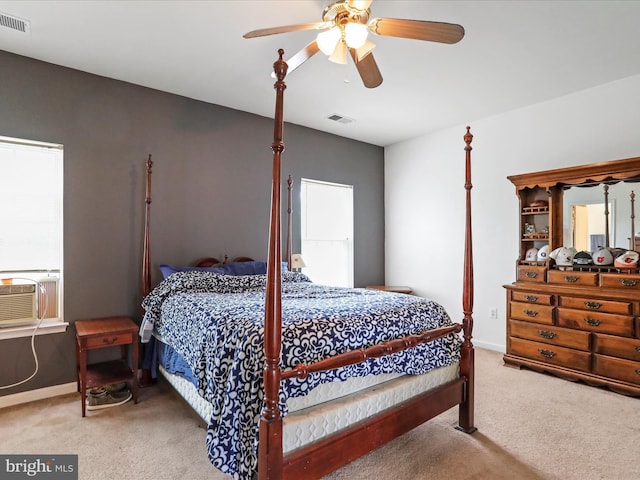 104 Panmure, Stephens City, VA 22655 - bedroom featuring carpet floors, ceiling fan, cooling unit, and baseboards