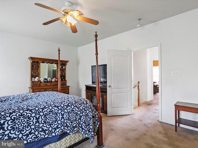 104 Panmure, Stephens City, VA 22655 - carpeted bedroom with ceiling fan