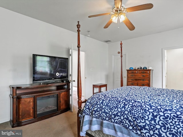 104 Panmure, Stephens City, VA 22655 - carpeted bedroom featuring a ceiling fan