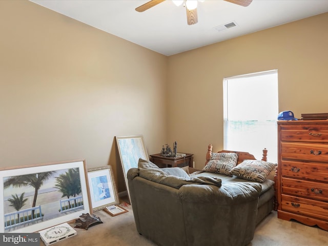 104 Panmure, Stephens City, VA 22655 - carpeted bedroom featuring ceiling fan