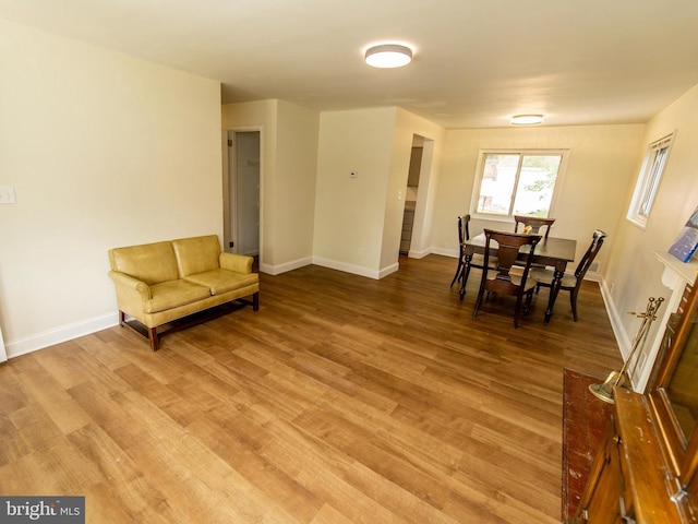 6215 Seminole Pl, College Park, MD 20740 - dining room with light wood-style floors and baseboards