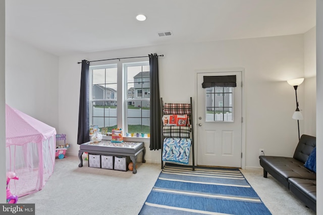 bedroom with carpet flooring
