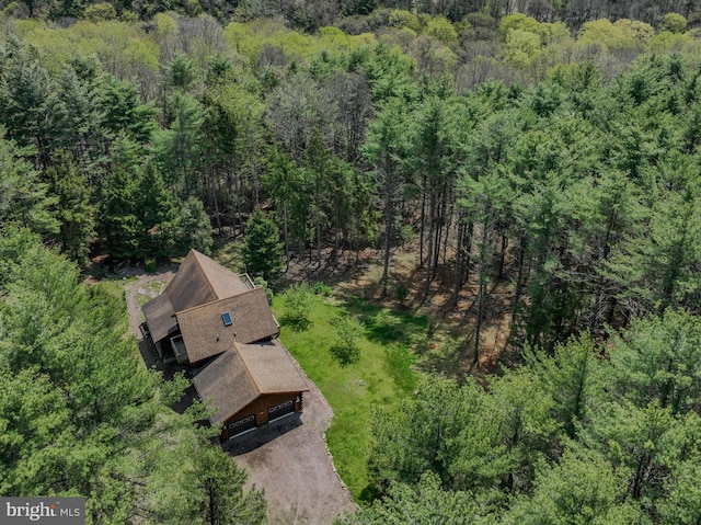 aerial view with a view of trees