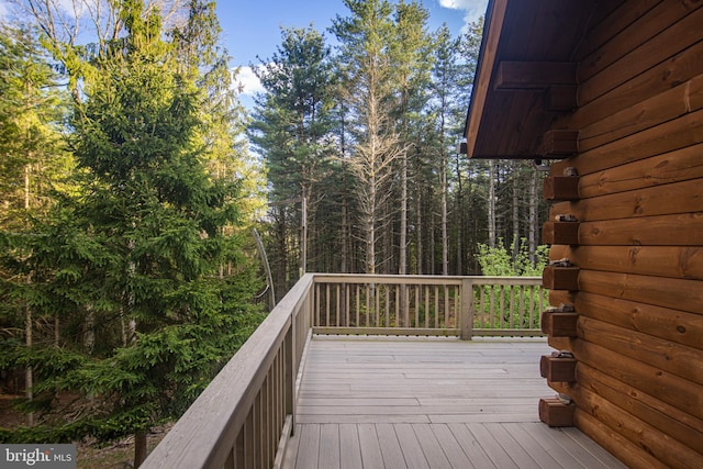 view of deck