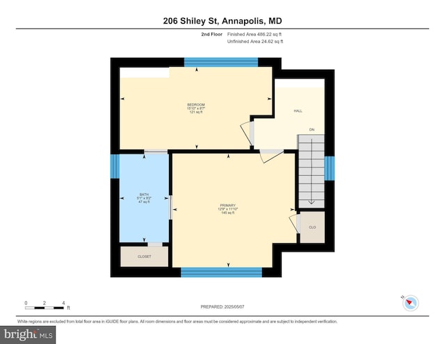 206 Shiley St, Annapolis, MD 21401 - floor plan / room layout