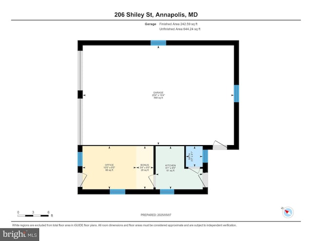 206 Shiley St, Annapolis, MD 21401 - room layout