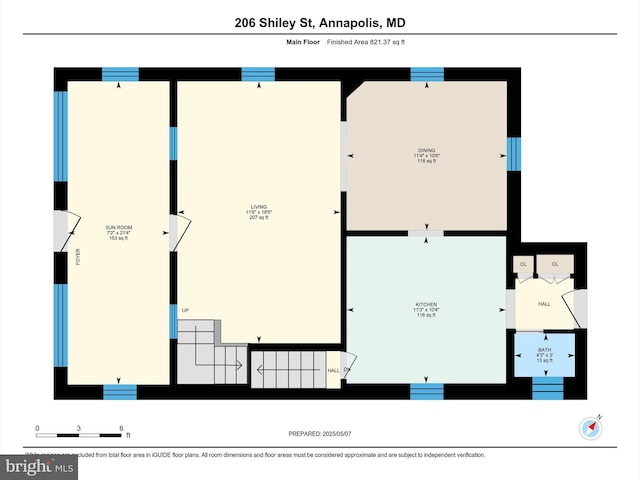 206 Shiley St, Annapolis, MD 21401 - home floor plan