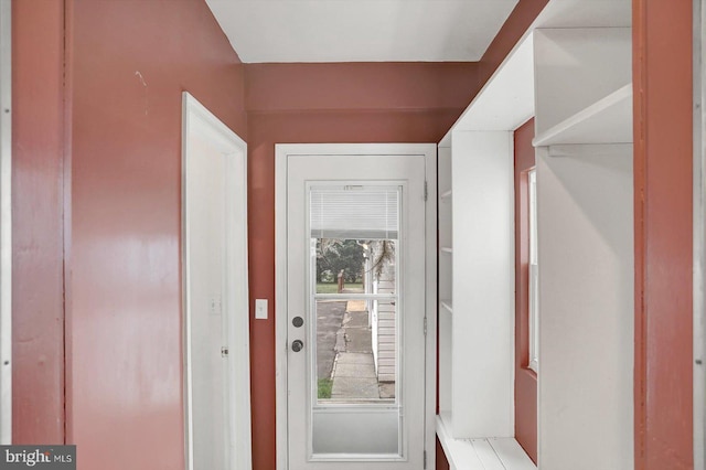 view of doorway to outside