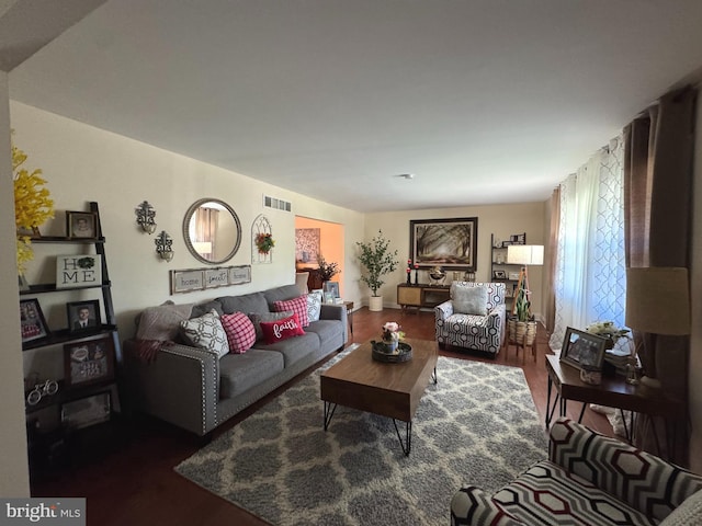 926 Pierce Rd, Norristown, PA 19403 - living room with dark wood-style flooring